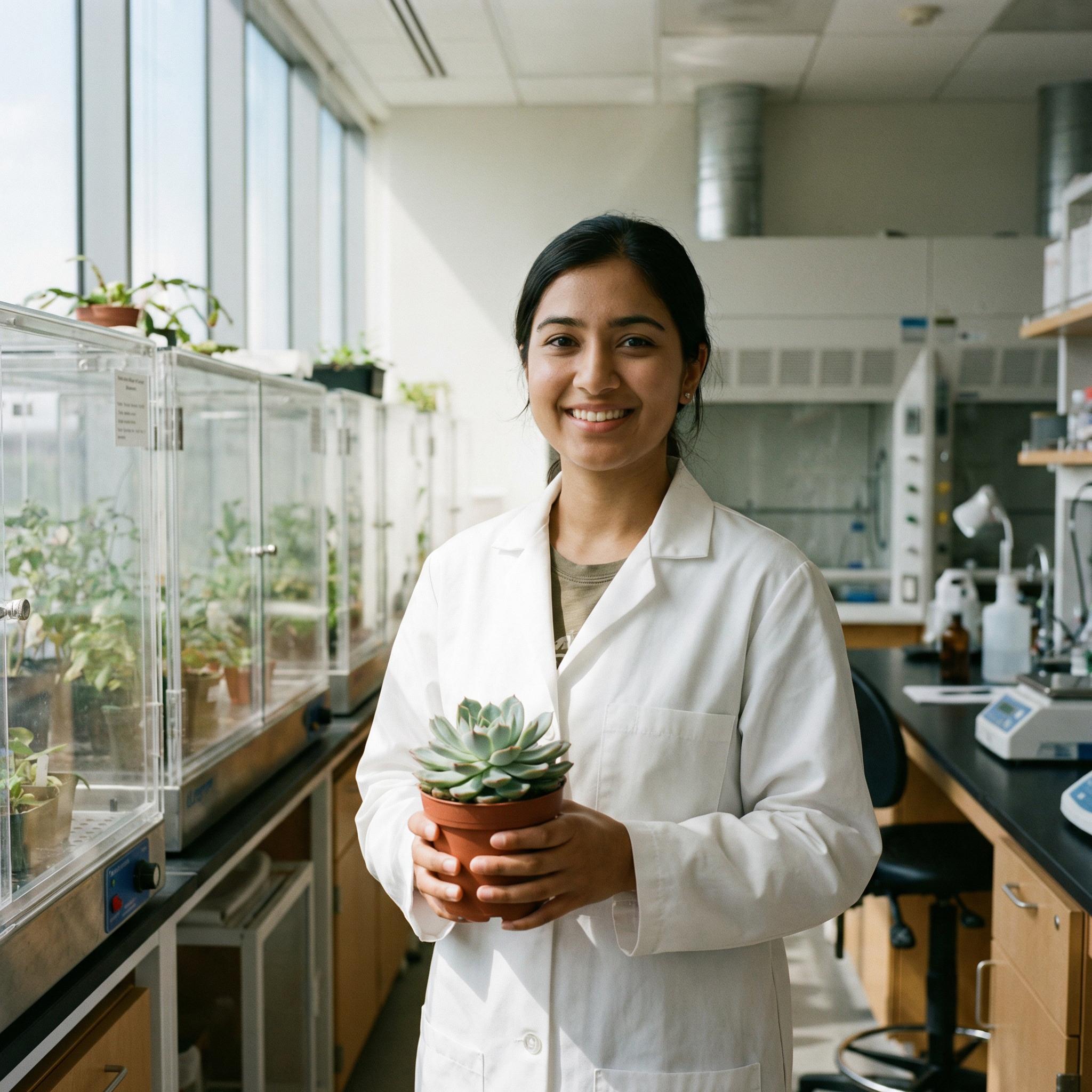 海角视频植物研究员林小薇